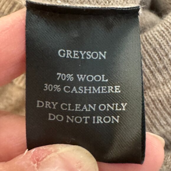 NWT Greyson Clothiers Cashmere KoKo Joggers in Fawn Heather - Picture 8 of 14